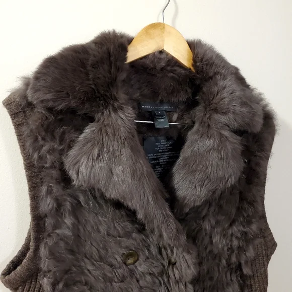 Marc Jacobs - Rabbit Fur Vest - Size L *Please Read* - Picture 5 of 11